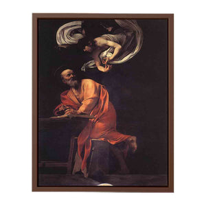 The Inspiration of Saint Matthew By Caravaggio