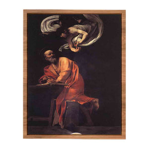 The Inspiration of Saint Matthew By Caravaggio