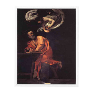 The Inspiration of Saint Matthew By Caravaggio
