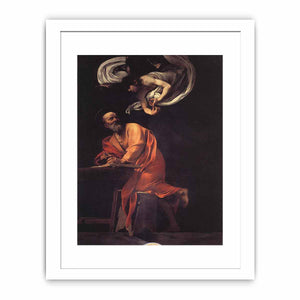 The Inspiration of Saint Matthew By Caravaggio