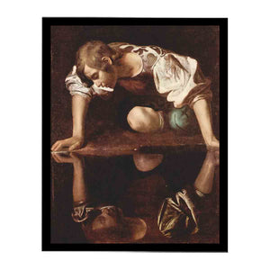 Narcissus By Caravaggio