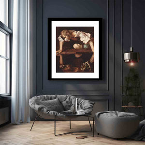 Narcissus By Caravaggio