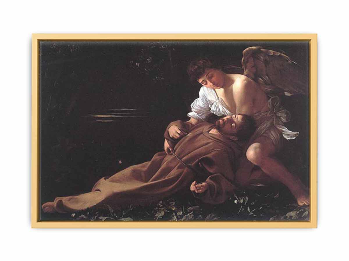 Francis of Assisi in Ecstasy By Caravaggio