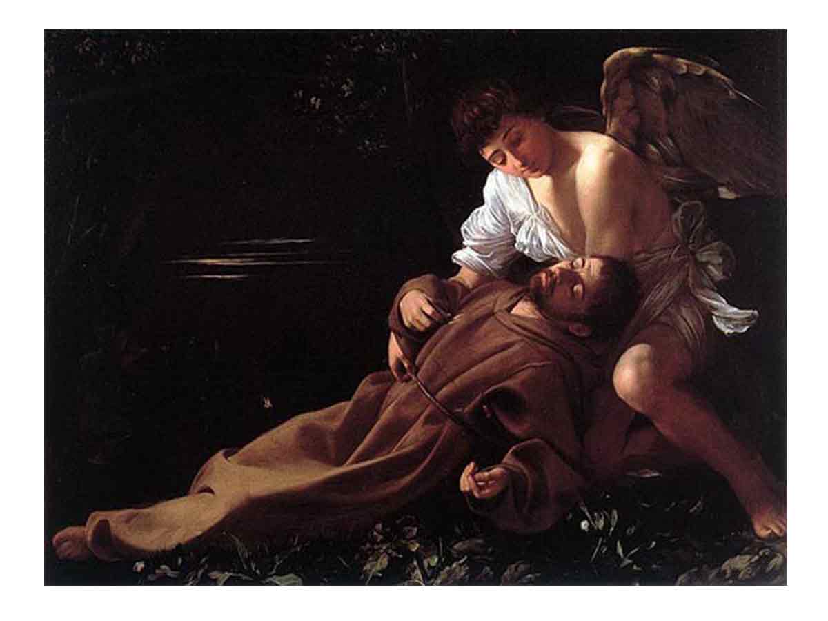 Francis of Assisi in Ecstasy By Caravaggio