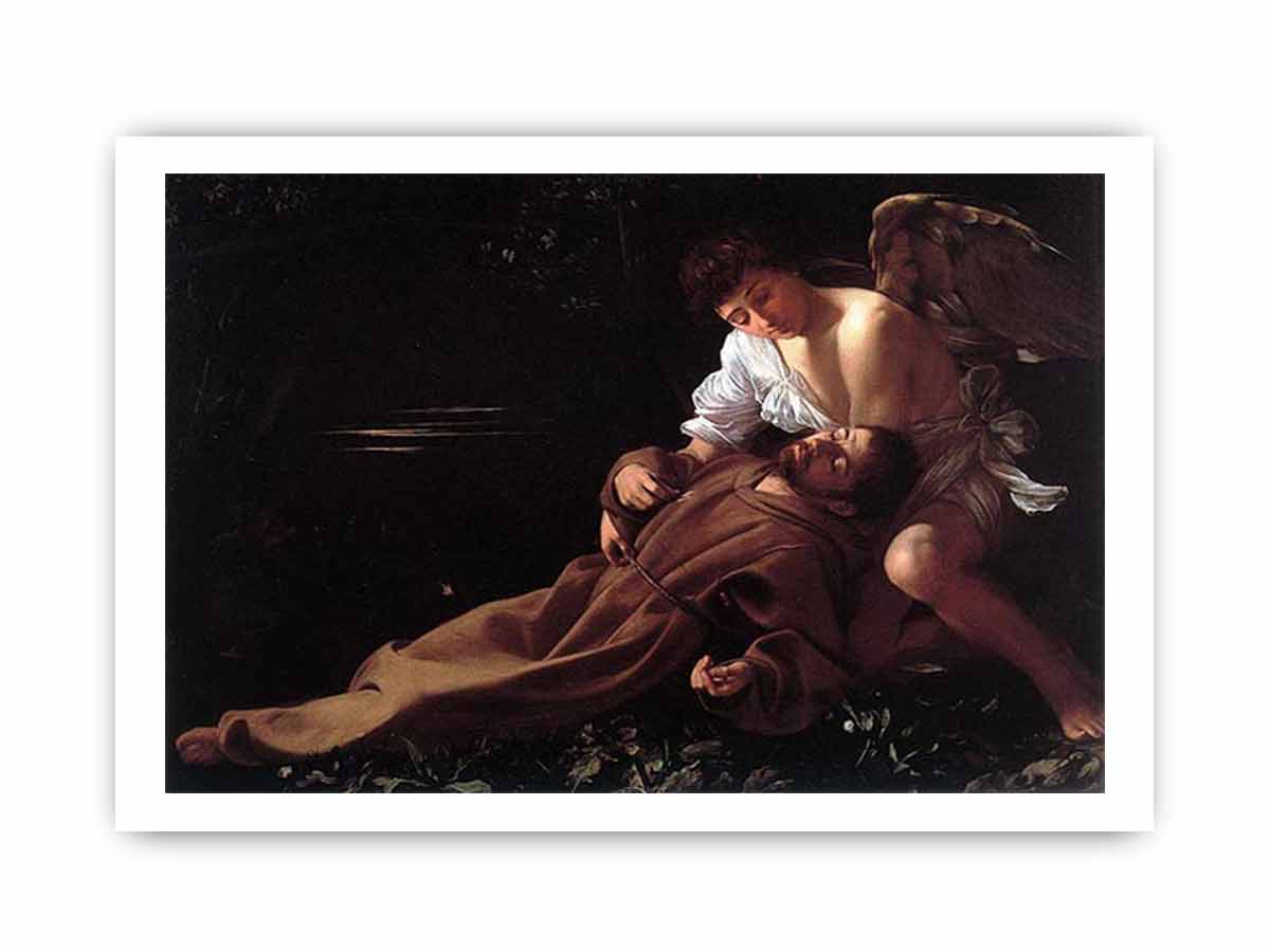 Francis of Assisi in Ecstasy By Caravaggio
