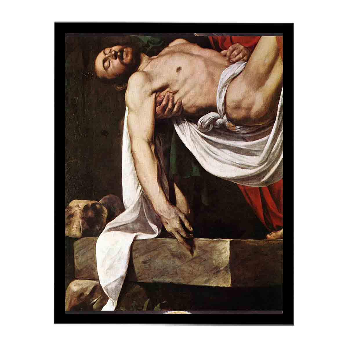 The Entombment (detail) By Caravaggio