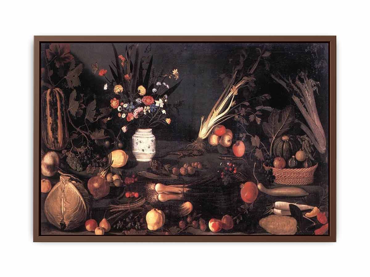 Still-Life with Flowers and Fruit By Caravaggio