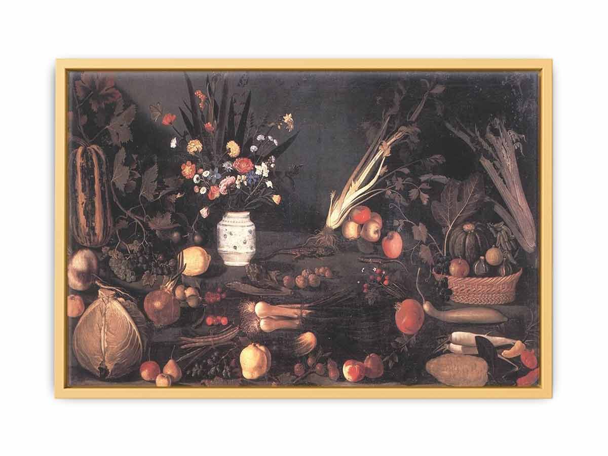 Still-Life with Flowers and Fruit By Caravaggio