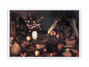 Still-Life with Flowers and Fruit By Caravaggio