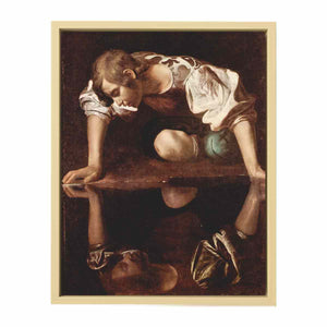 Narcissus By Caravaggio
