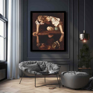 Narcissus By Caravaggio