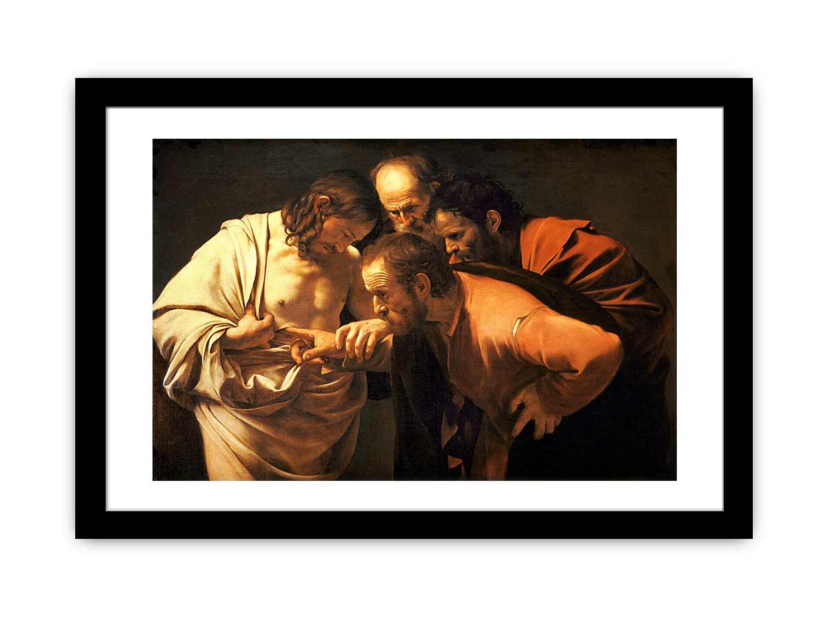 The Incredulity of Saint Thomas By Caravaggio