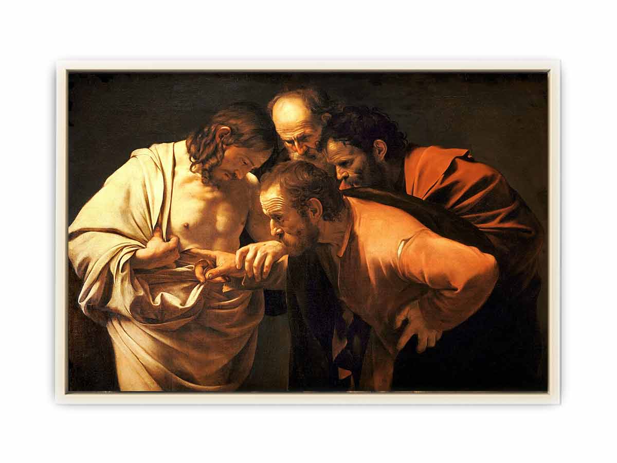 The Incredulity of Saint Thomas By Caravaggio