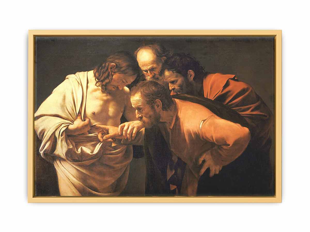 The Incredulity of Saint Thomas By Caravaggio