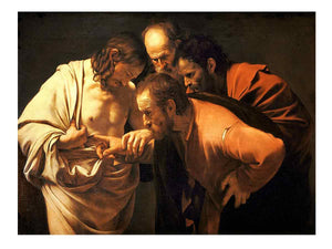 The Incredulity of Saint Thomas By Caravaggio
