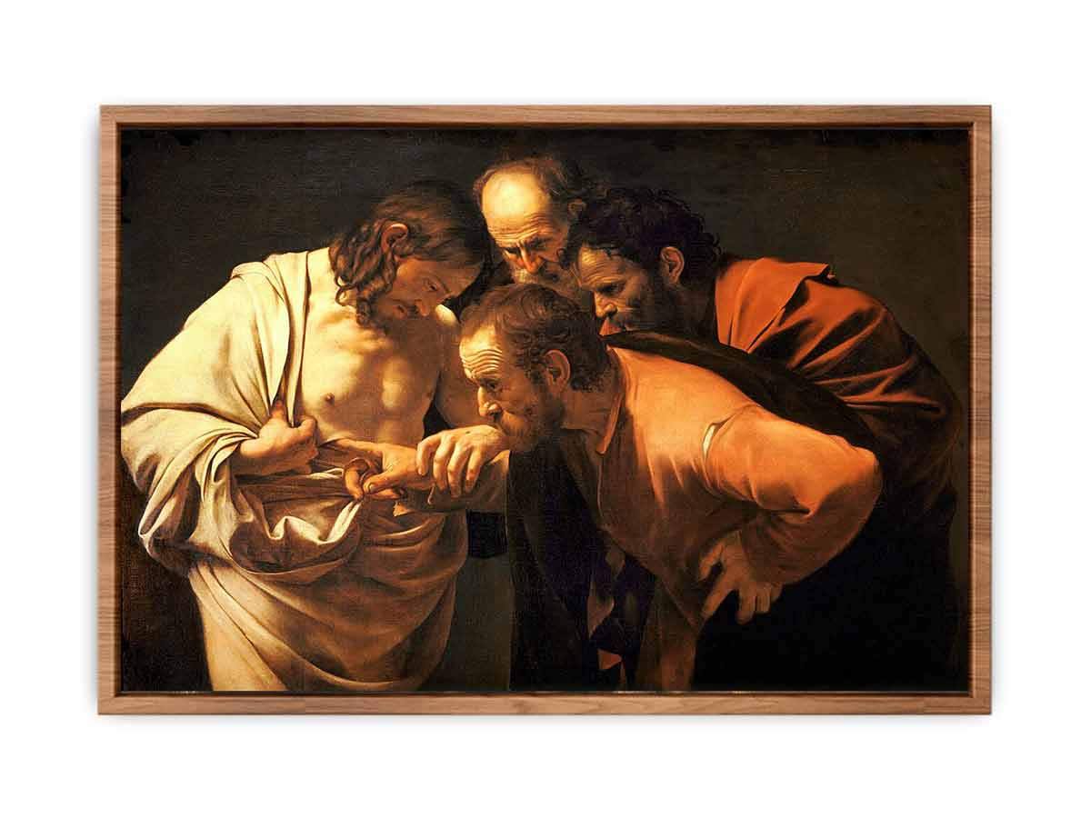 The Incredulity of Saint Thomas By Caravaggio