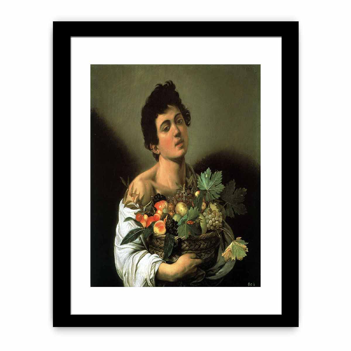 Fanciullo con canestro di frutta By Caravaggio