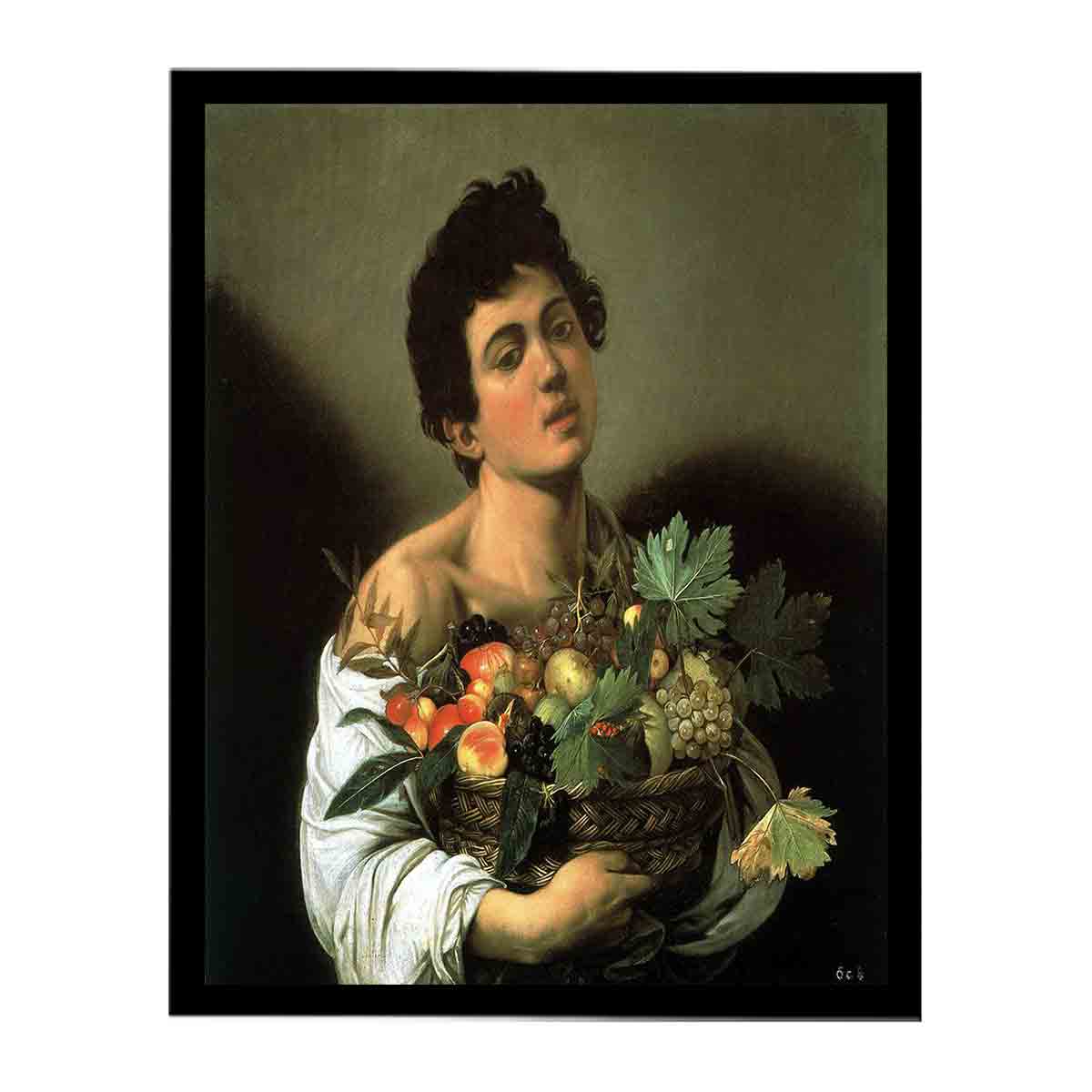 Fanciullo con canestro di frutta By Caravaggio
