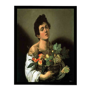 Fanciullo con canestro di frutta By Caravaggio