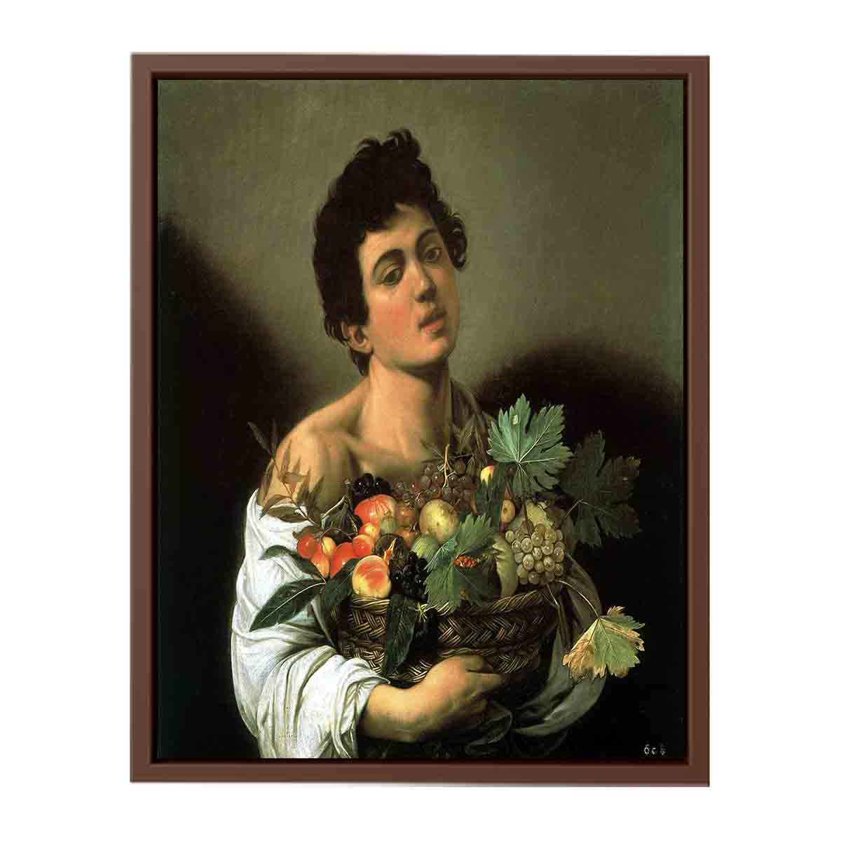 Fanciullo con canestro di frutta By Caravaggio
