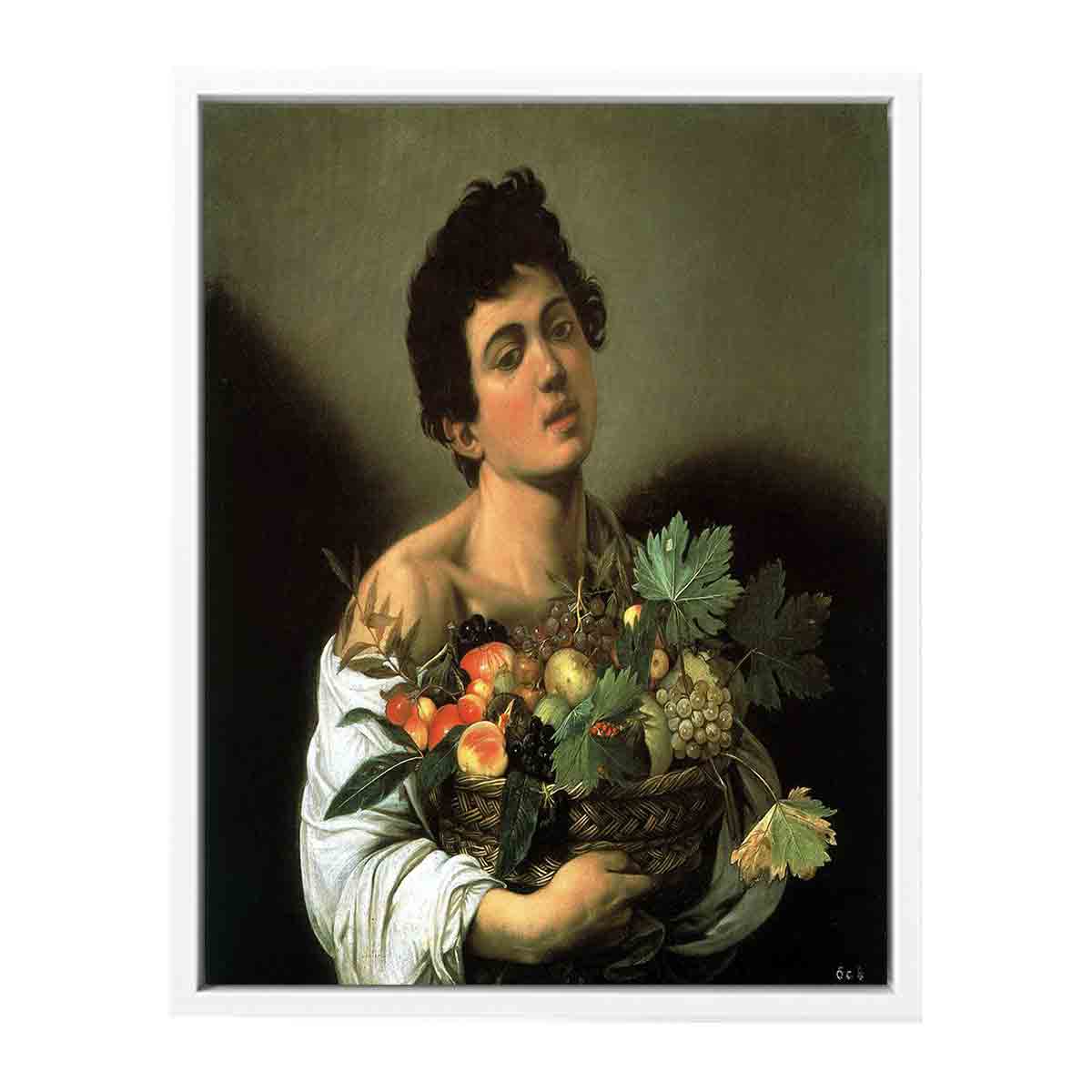 Fanciullo con canestro di frutta By Caravaggio