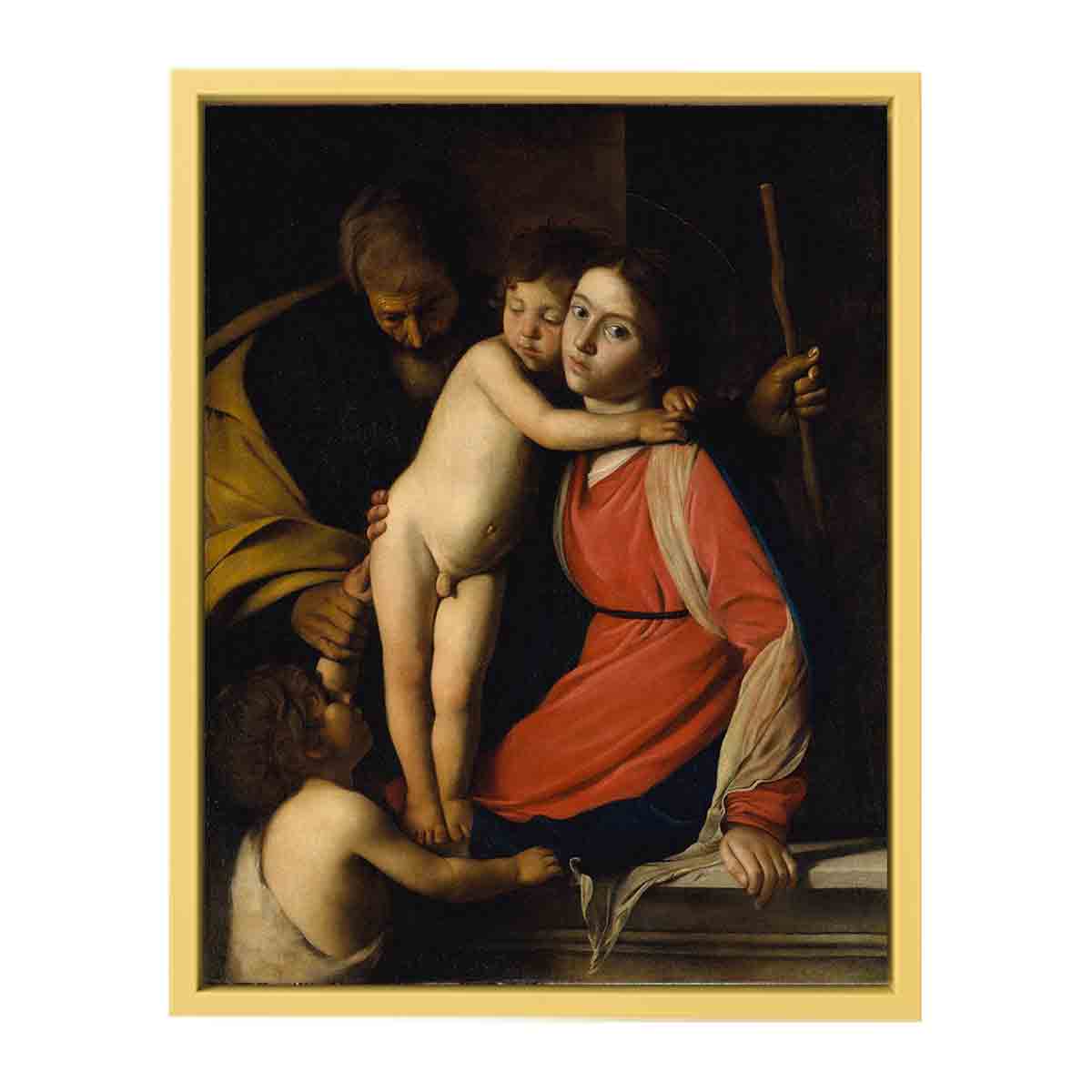Caravaggio - Holy Family with St. John the Baptist (disputed attribution)