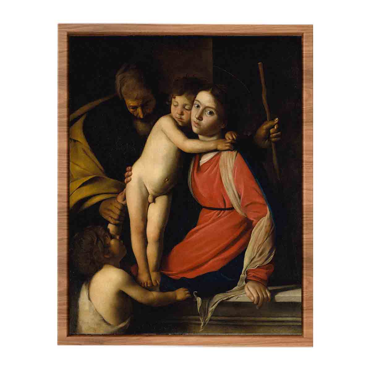 Caravaggio - Holy Family with St. John the Baptist (disputed attribution)