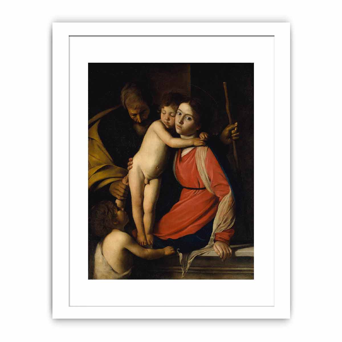 Caravaggio - Holy Family with St. John the Baptist (disputed attribution)