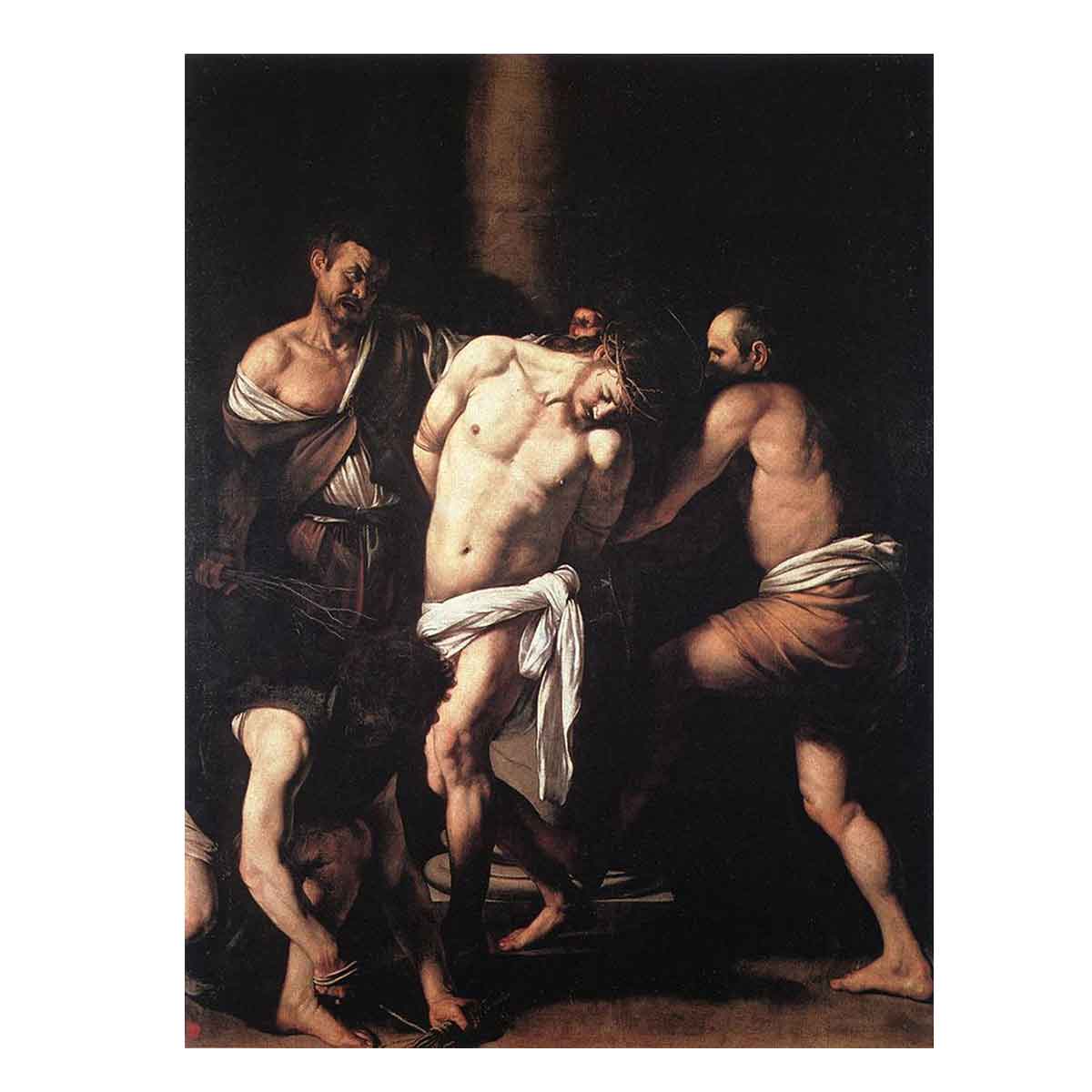 Le caravage - La flagellation By Caravaggio