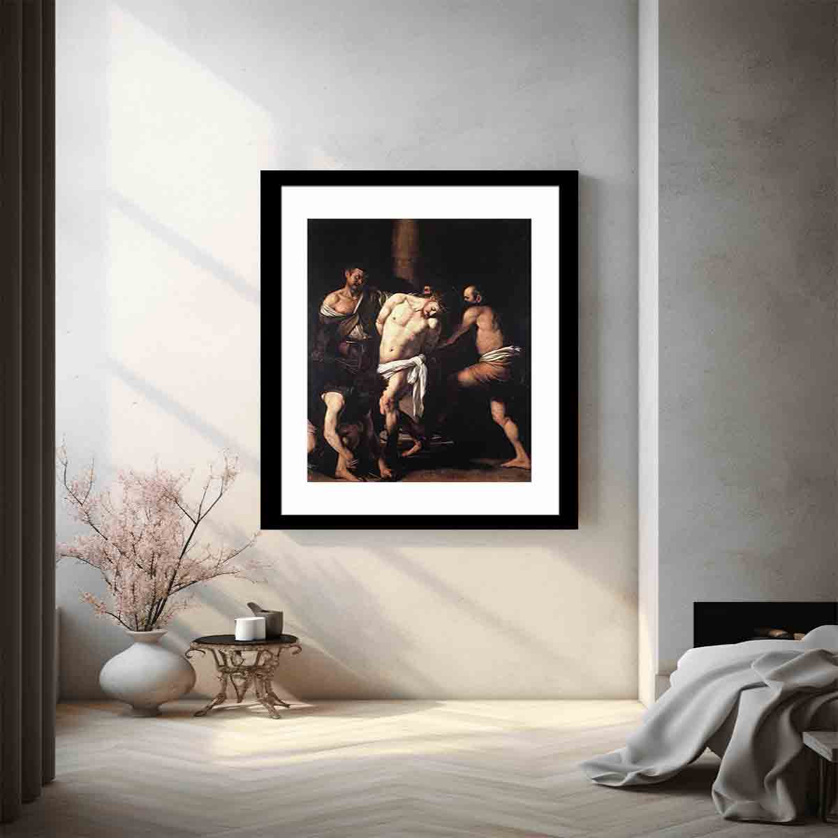 Le caravage - La flagellation By Caravaggio