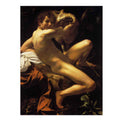 Saint John the Baptist (Youth with a Ram). By Caravaggio