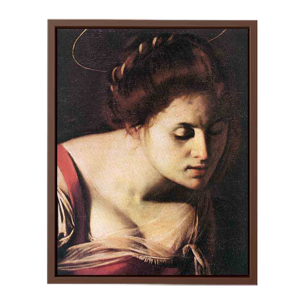 Madonna Palafrenieri (detail) By Caravaggio