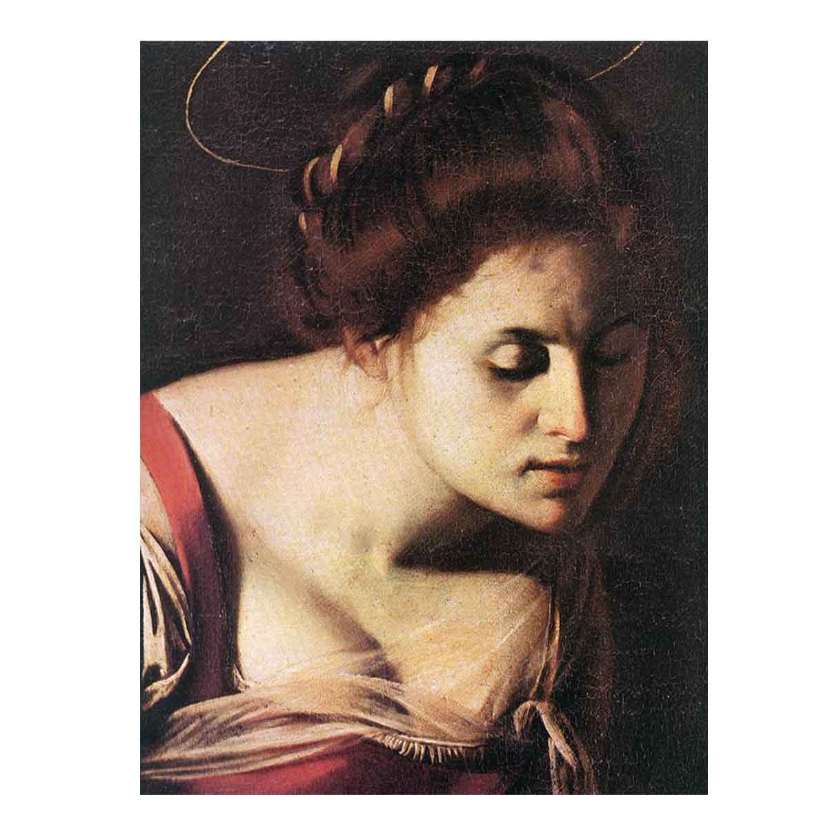 Madonna Palafrenieri (detail) By Caravaggio