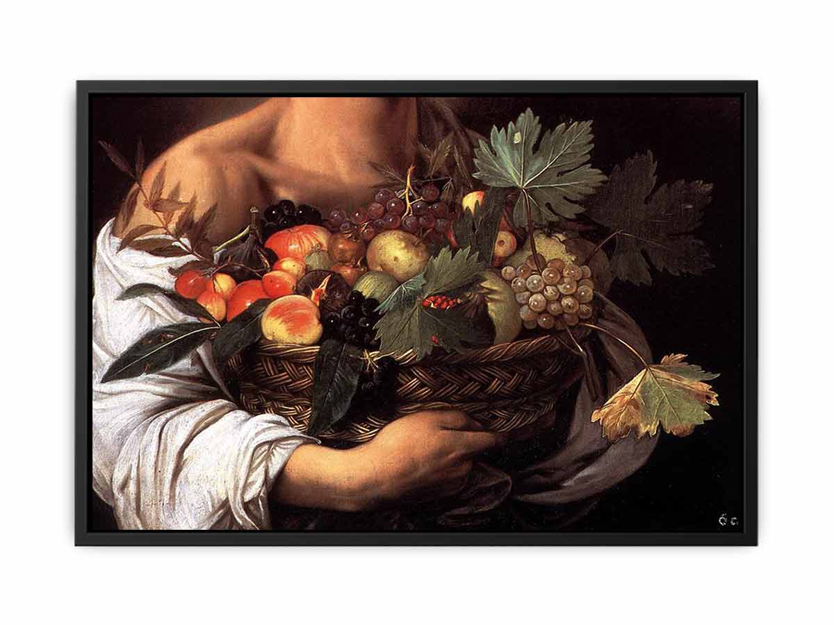 Boy with a Basket of Fruit (detail) By Caravaggio