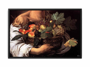 Boy with a Basket of Fruit (detail) By Caravaggio