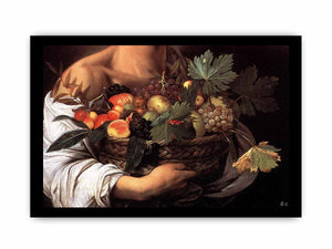 Boy with a Basket of Fruit (detail) By Caravaggio