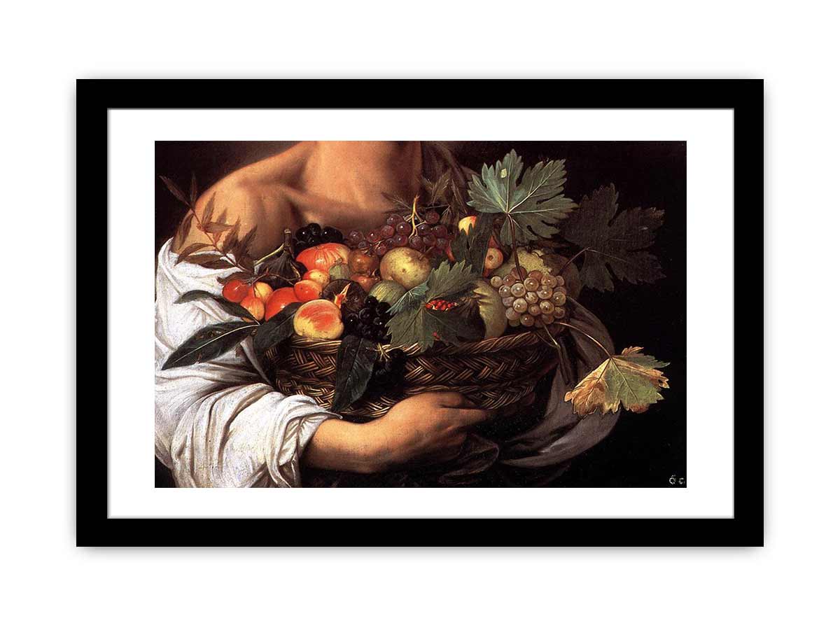 Boy with a Basket of Fruit (detail) By Caravaggio