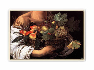 Boy with a Basket of Fruit (detail) By Caravaggio