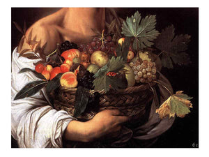 Boy with a Basket of Fruit (detail) By Caravaggio