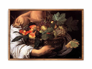 Boy with a Basket of Fruit (detail) By Caravaggio