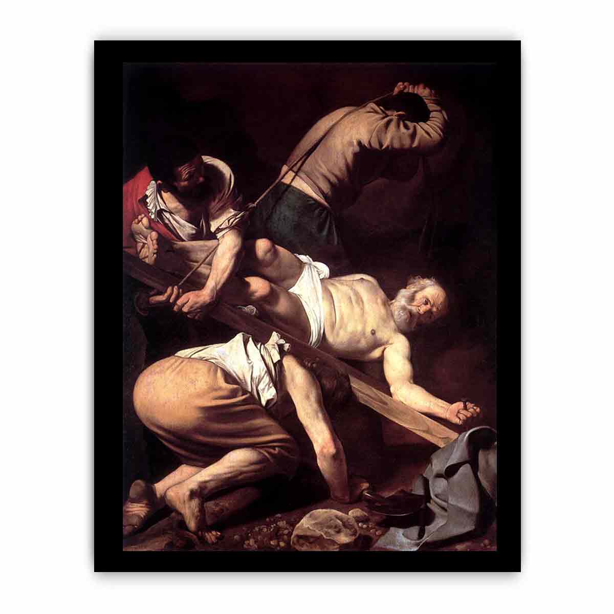 The Crucifixion of St. Peter, 1600-01 By Caravaggio