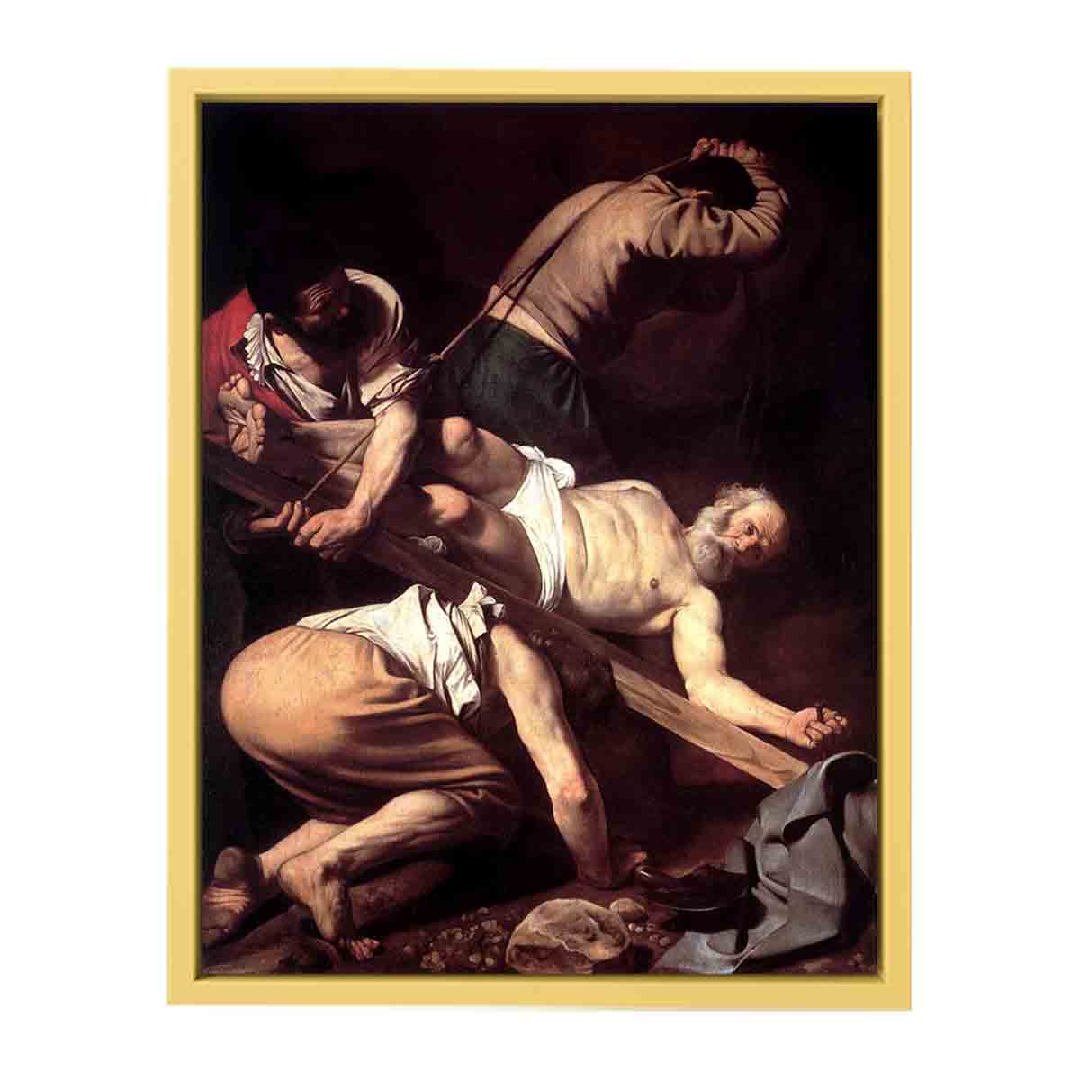 The Crucifixion of St. Peter, 1600-01 By Caravaggio