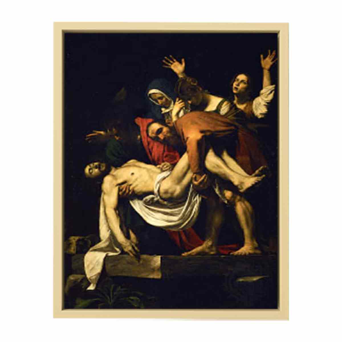 The Entombment of Christ Edit this at Wikidata By Caravaggio
