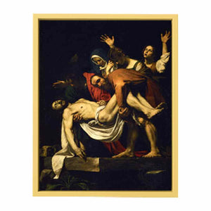 The Entombment of Christ Edit this at Wikidata By Caravaggio