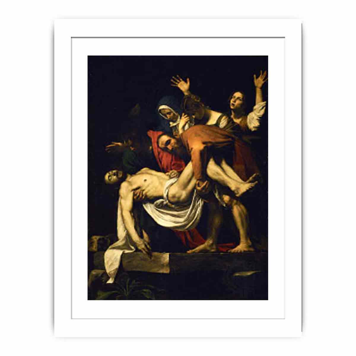 The Entombment of Christ Edit this at Wikidata By Caravaggio
