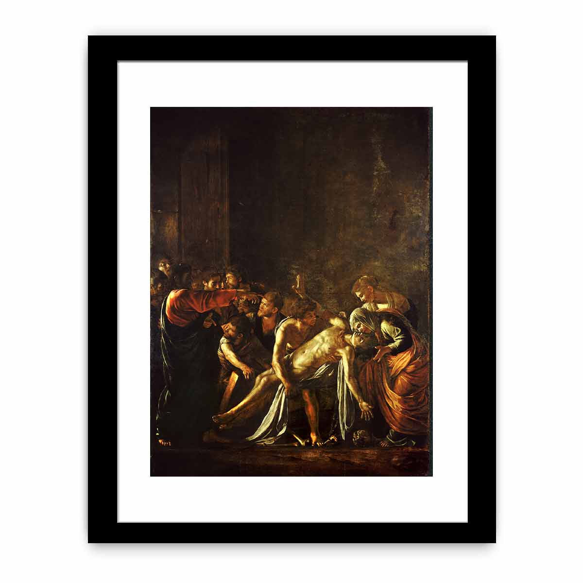 The Raising of Lazarus By Caravaggio