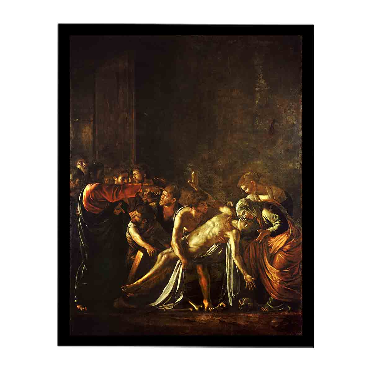 The Raising of Lazarus By Caravaggio