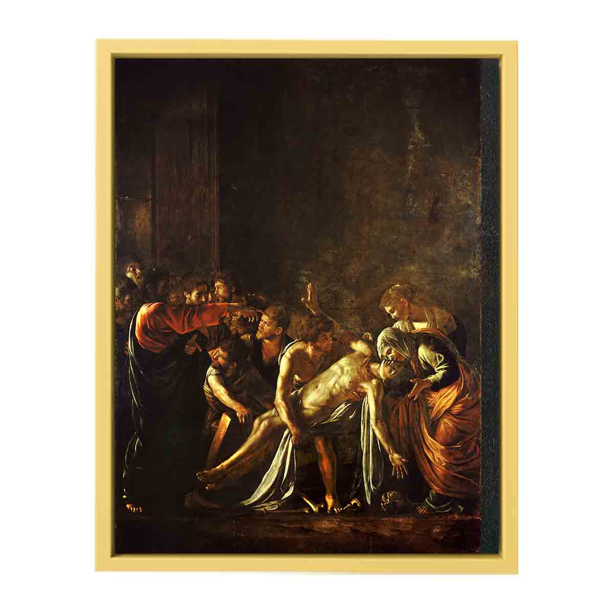 The Raising of Lazarus By Caravaggio