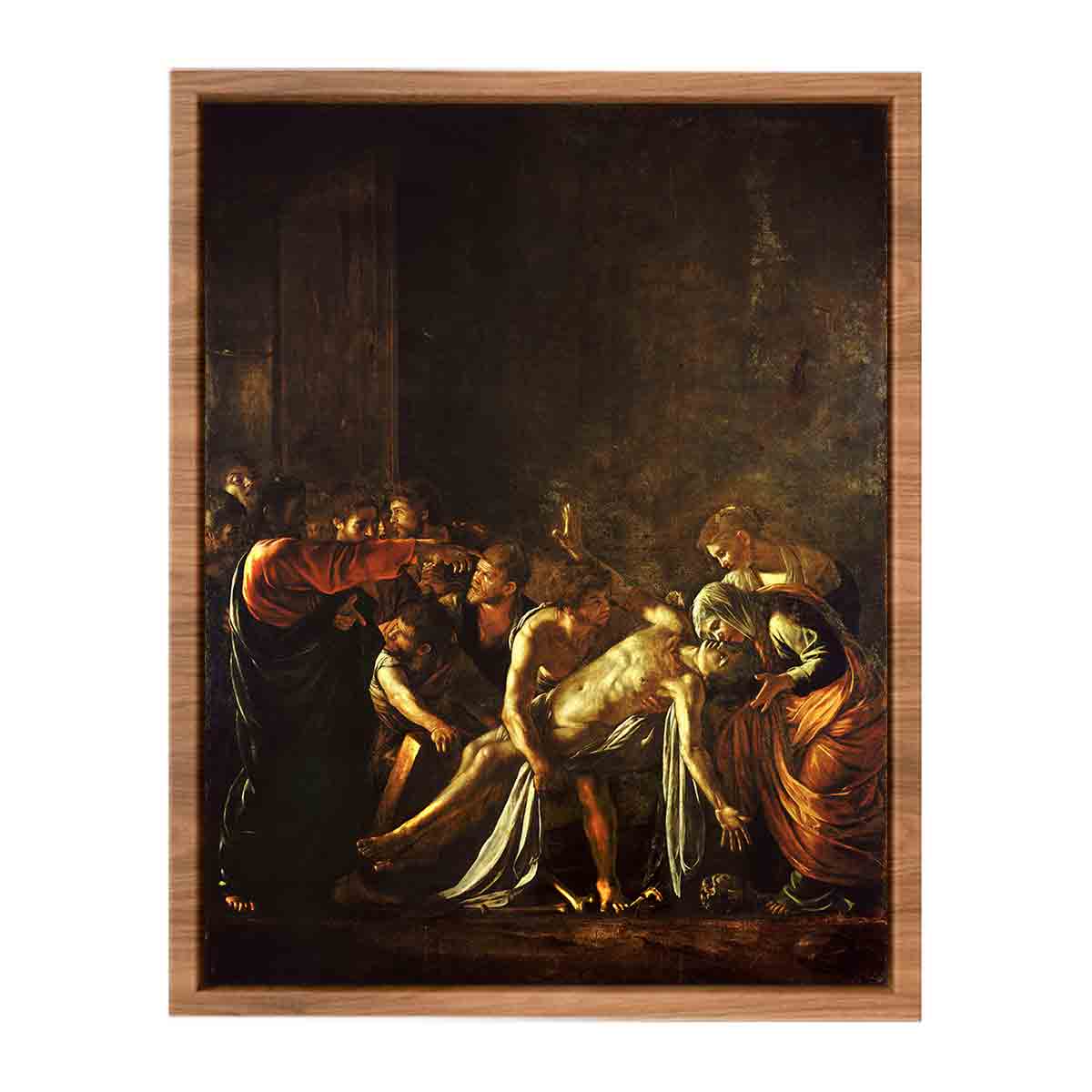 The Raising of Lazarus By Caravaggio