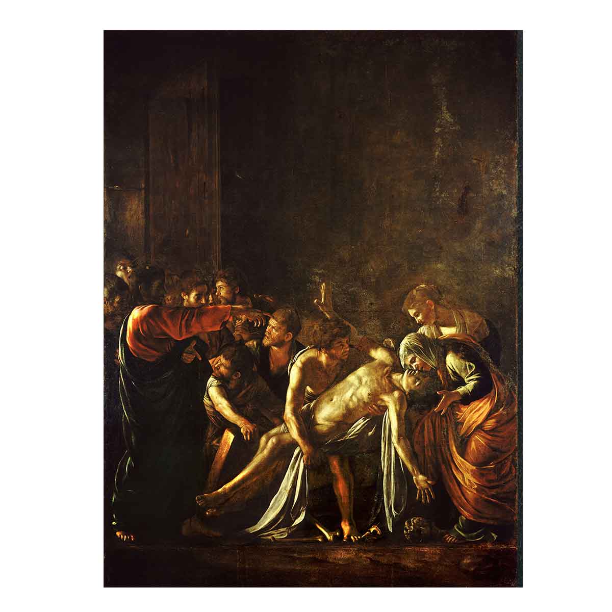 The Raising of Lazarus By Caravaggio
